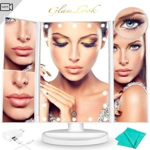 NEW LED LIGHTED MAKEUP VANITY MIRROR MAGNIFYIING